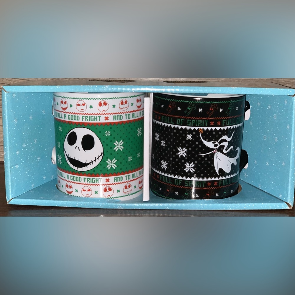 The Nightmare Before Christmas Ceramic Mug Set - New